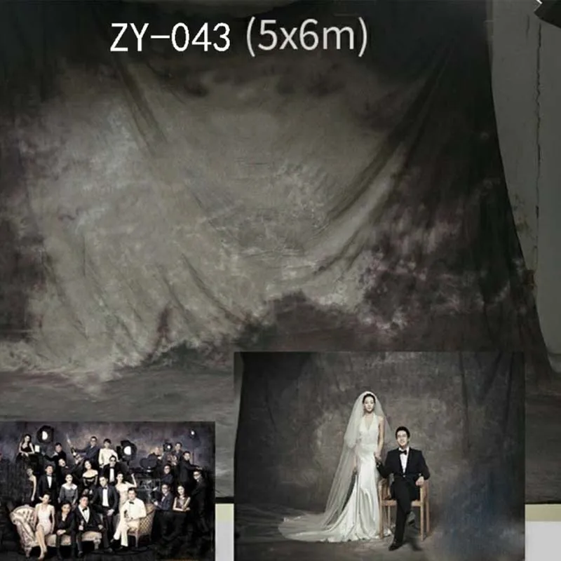 

DAWNKNOW 5x6M Jumbo Size Pro Tie Dyed Muslin Cotton Photography Background Backdrop Old Master Family Party Wedding Photo Studio