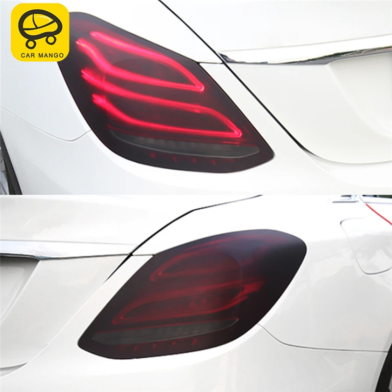 Карманго для Mercedes Benz E Class W213- автомобильная пленка на заднюю лампу, задний светильник, Дымчатая черная наклейка, аксессуары