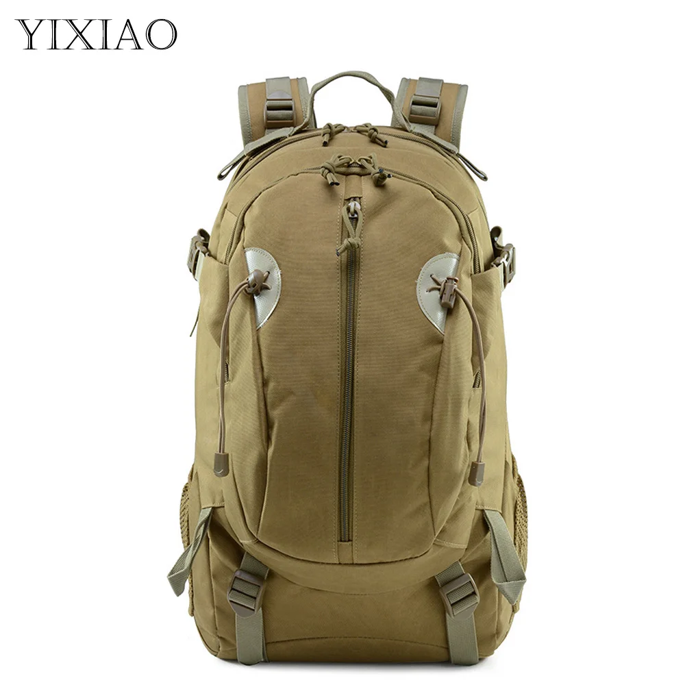 

YIXIAO Outdoor Hiking Trekking Backpack Military Camouflage Tactical Camping Waterproof Rucksack Durable Travel Knapsack