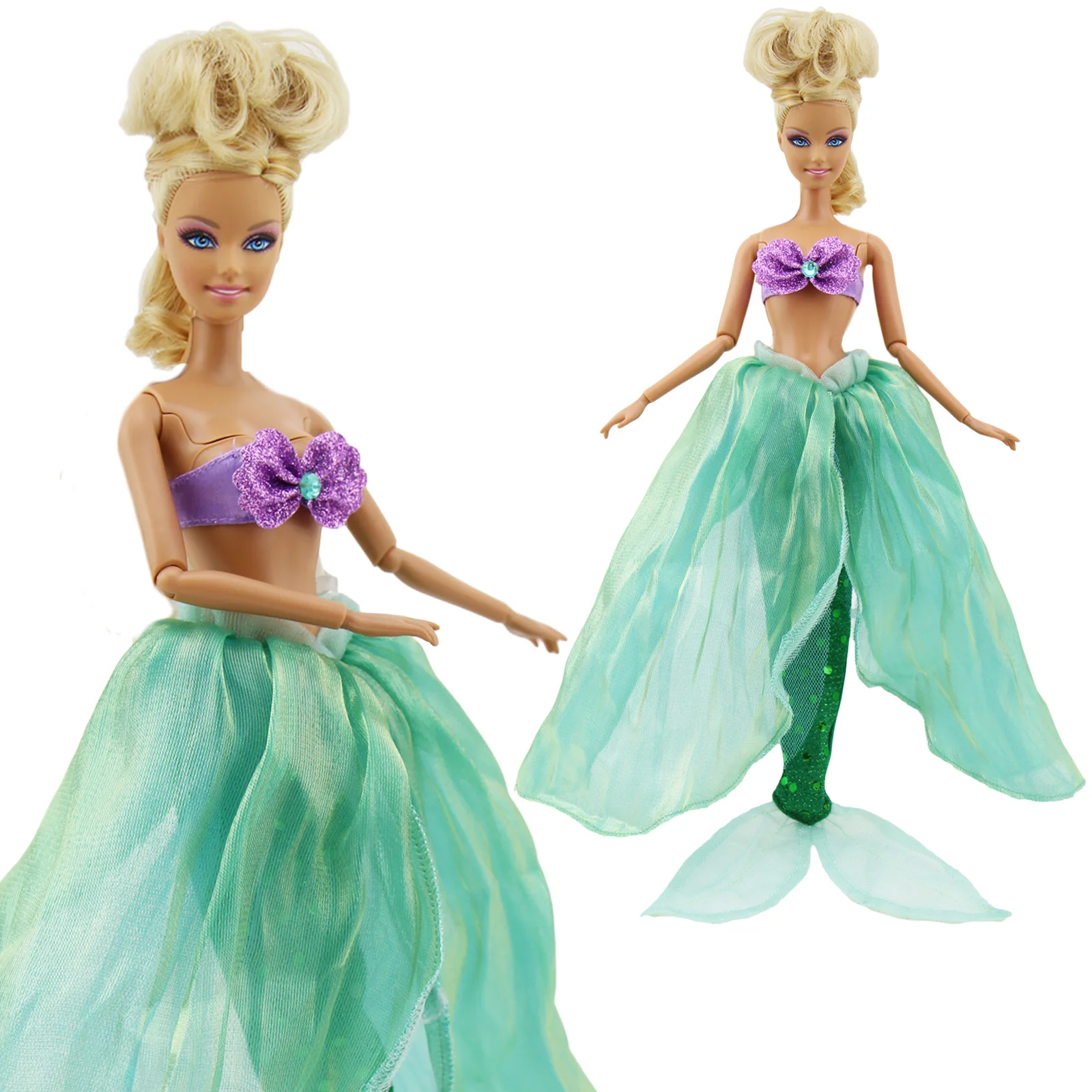 Высокое качество один комплект Сказочный хвост русалки вечернее платье юбка