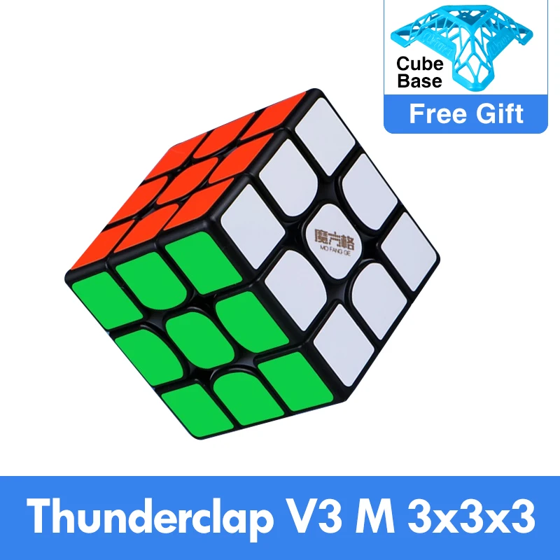 

QiYi MoFangGe Thunderclap V3 M 3x3x3 Magnetic Magic Cube Regular Cubo Magico Professional 3x3 Speed Educational Toys For Kid
