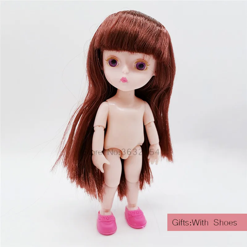 C Doll 1/12 BJD куклы 13 шарниров DIY наряды Прекрасная принцесса куклы игрушки ручной работы оригинальные куклы для девочек игрушки для детей подарки на день рождения - Цвет: C Doll
