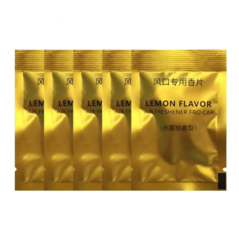 

Car Outlet Perfumer Air Freshener Air Conditioning Vent Clip Vent Clip Flavor Piece Freshener Five Scents To Choose From