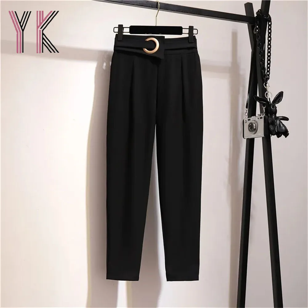 

Брюки-карандаш женские с завышенной талией, в офисном стиле