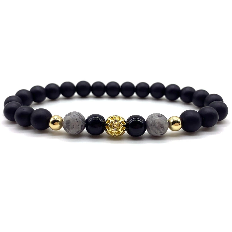 Новинка очаровательный браслет для мужчин и женщин 2019 натуральный матовый с