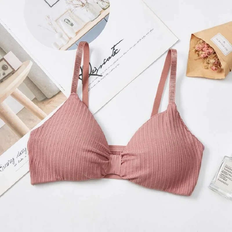 

new sexy style wireless gather chest sexy push up bra fashion girl bras for women lingerie intimate modis bralette cotton thin
