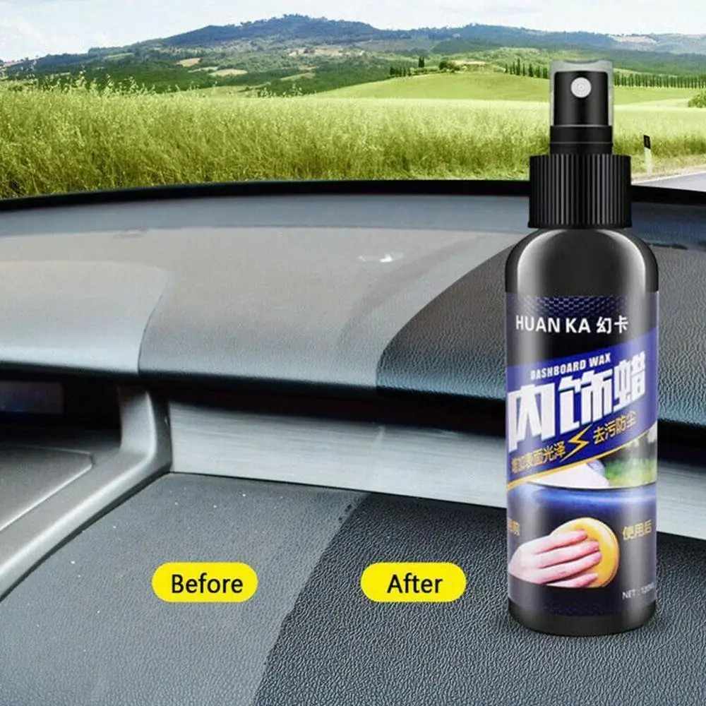 

Universal 120ml Car Interior Cleaning Tool Multifunctional Waxing Tire-wheel dedicated Refurbishing cleaner Car Accessories
