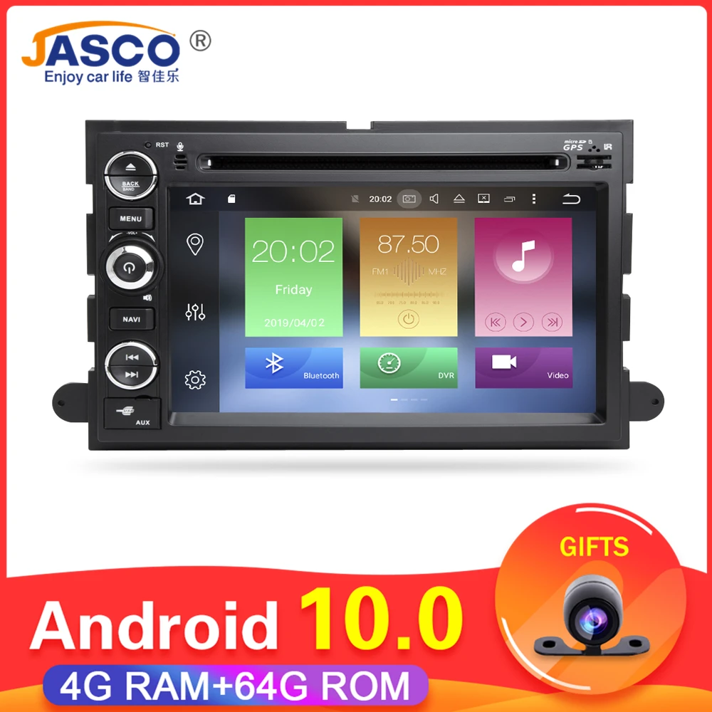 Android 10 0 Автомобильный DVD стерео GPS Мультимедиа для Ford Edge Expedition Escape F150 Авто Радио RDS
