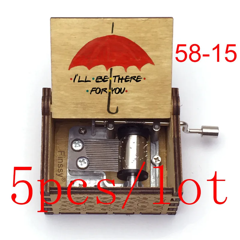 5 шт./лот музыкальная тема для ТВ-шоу Друзья я буду там вас печать фигурок