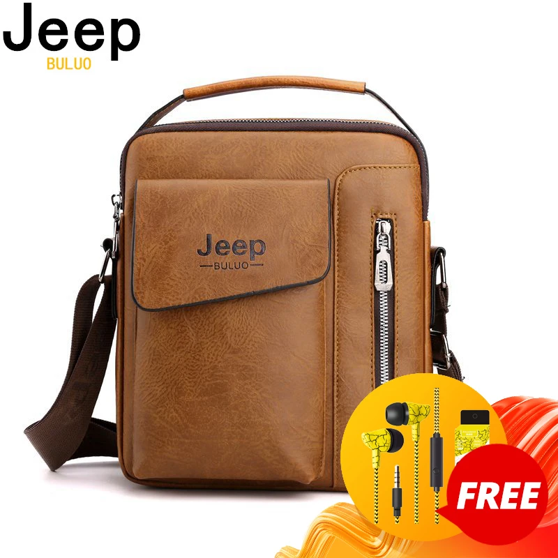 JEEPBULUO повседневная мужская сумка на плечо винтажные сумки через высокое качество