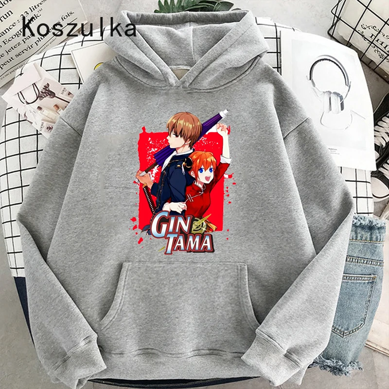 

Spring GINTAMA Hoodie Printing Sweatshirt women Hoodie Harajuku Oversized Hoodie Warm Streetwear Couple Kpop Clothes Long Sleeve