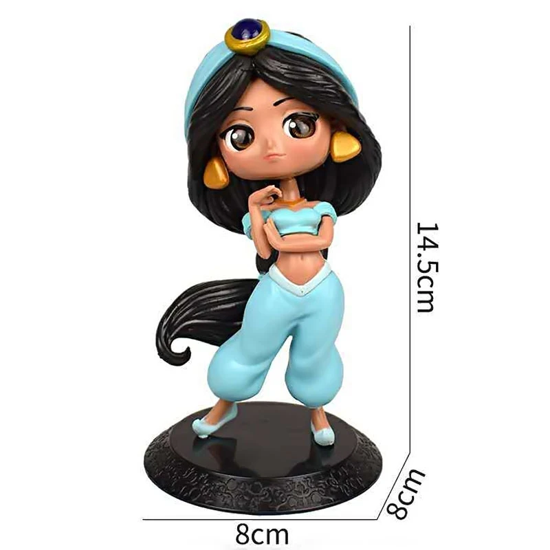 Фигурки героев мультфильма Disney Q игрушки принцессы Белоснежка жасмин Спящая