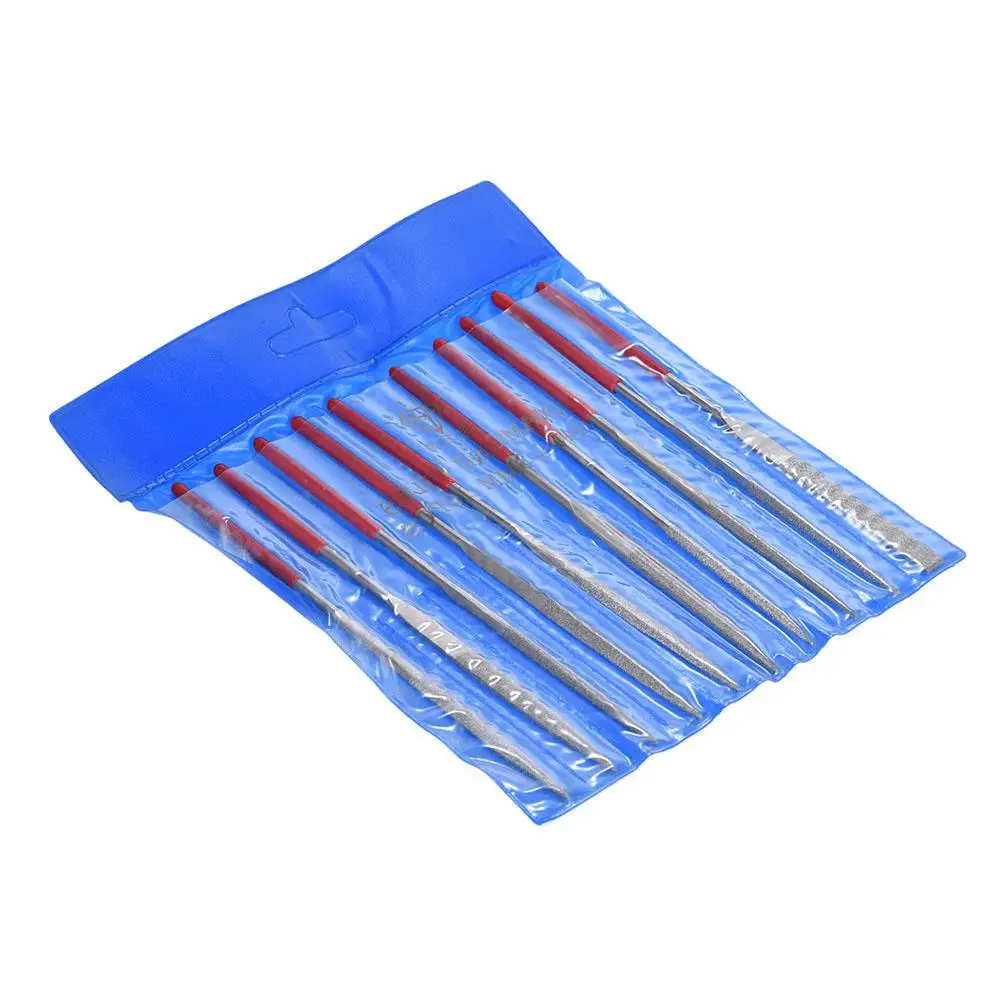 

High Quality 10 Pcs/Set Guitar Fret Nut Saddle Slot Pickguard Grinding File Set Guitar Repair Tool for Guitar Accessories