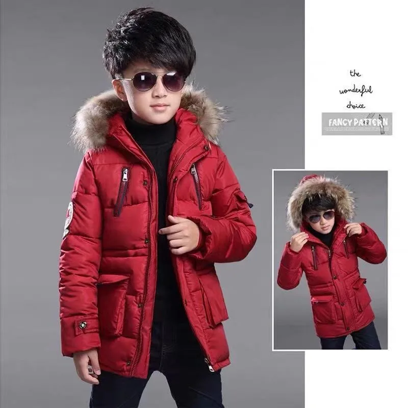 

Boys Jackets Autumn Winter Jackets for Kids Coats Children Warm Outerwear Coats for Boys Jacket Toddler Boy Clothes 3 -14Years