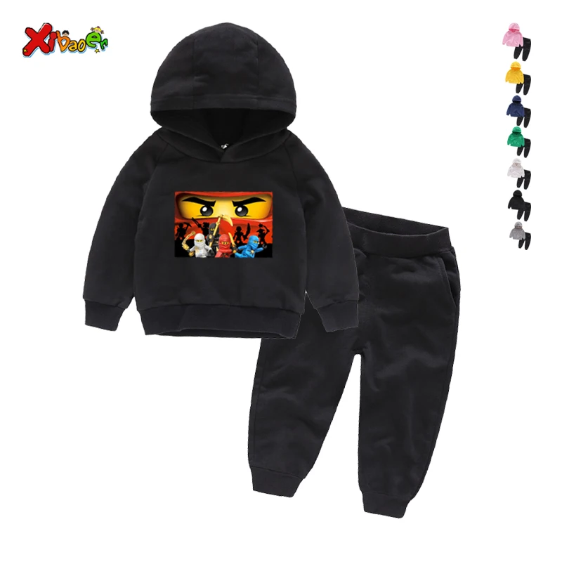 

Комплект одежды для девочек 2-8 лет, с капюшоном и брюками
