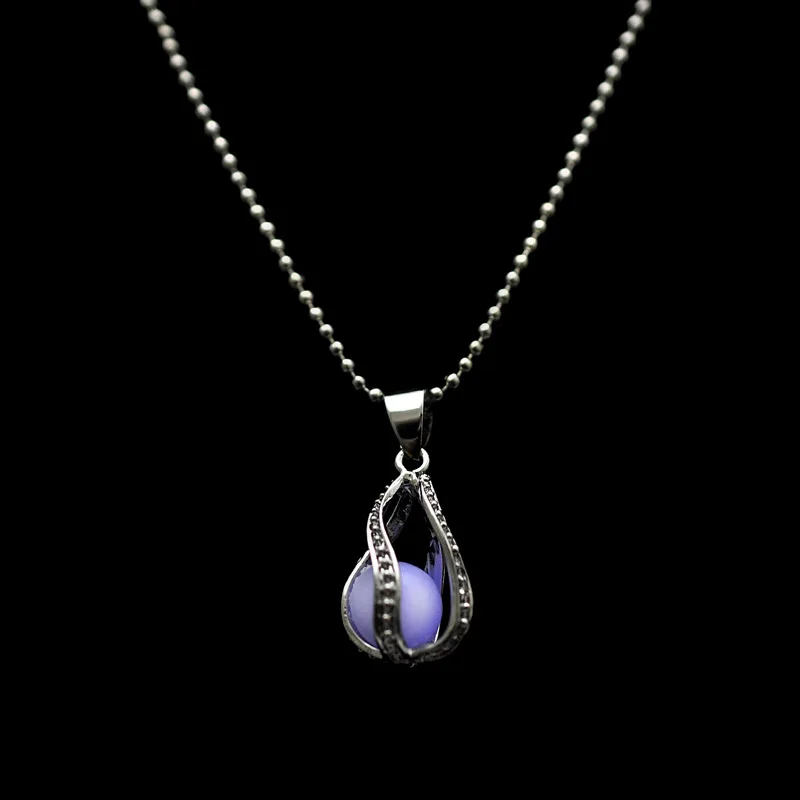 Лидер продаж стильное открытое спиральное ожерелье из бусин в форме капли воды