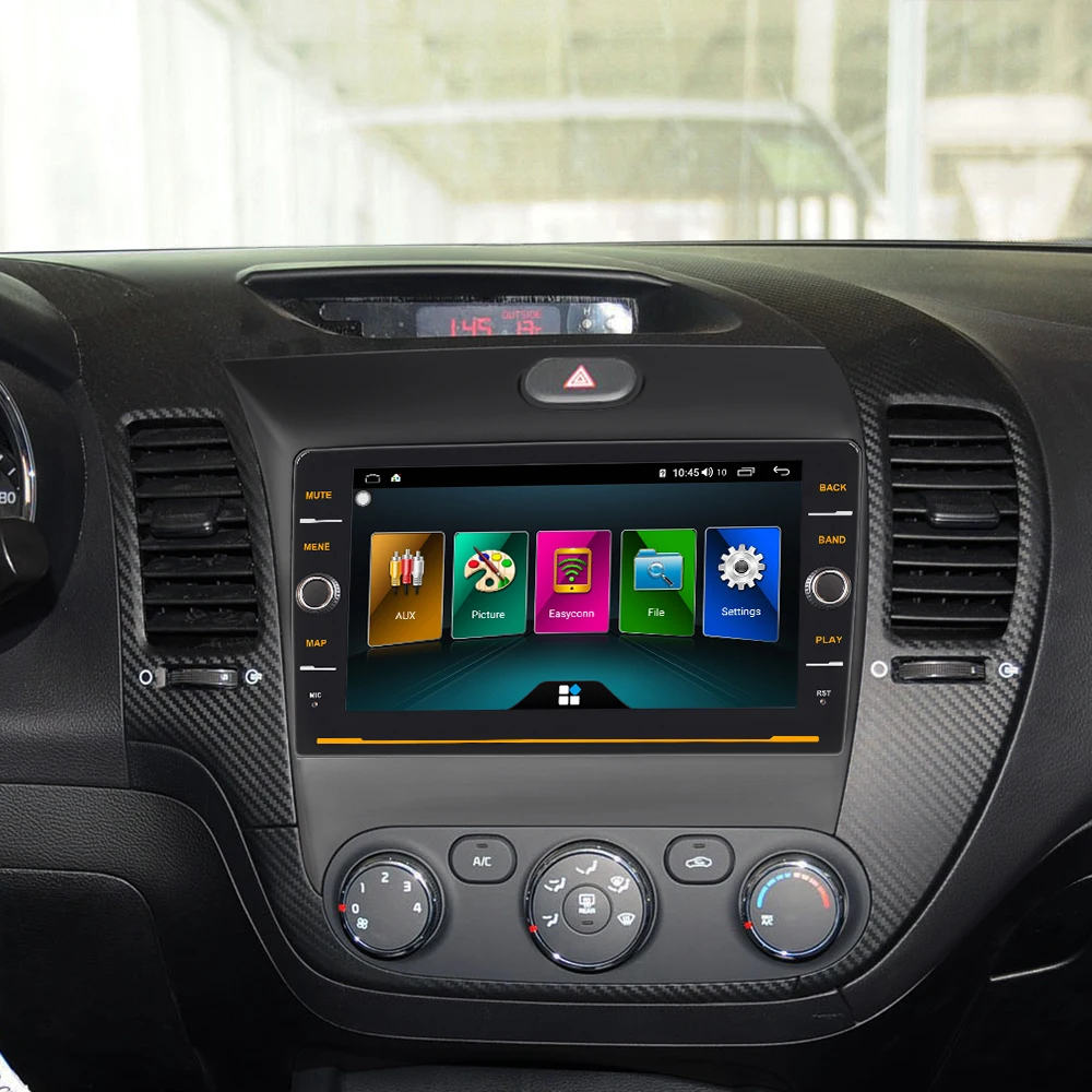 Автомобильный мультимедийный Dvd gps плеер EBILAEN для KIA Cerato Forte 2012- 2Din Android 8,1 Авто Радио Навигация магнитофон K3