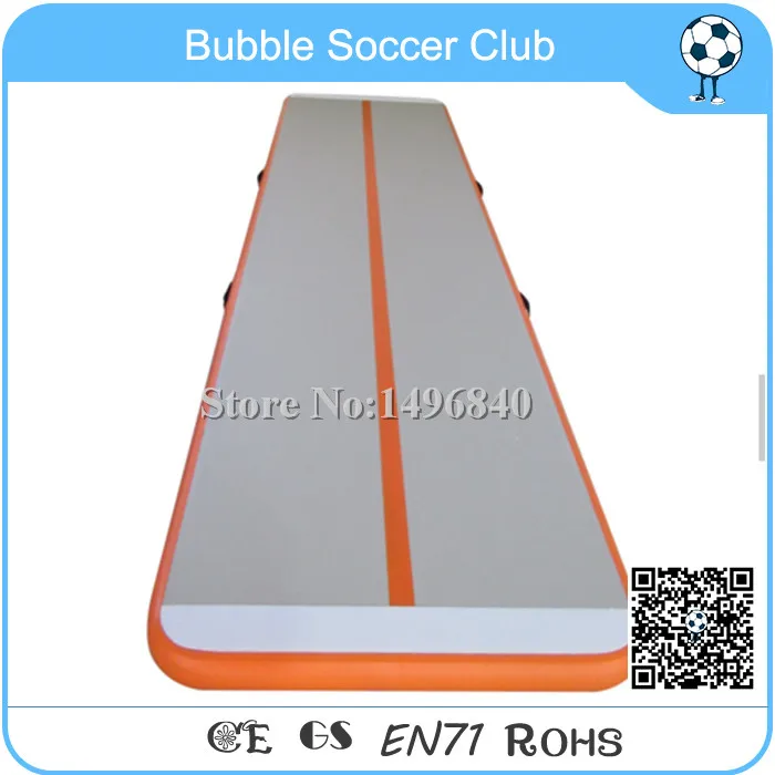 Надувной гимнастический коврик 6x2 м воздушный пол гимнастика воздушные коврики