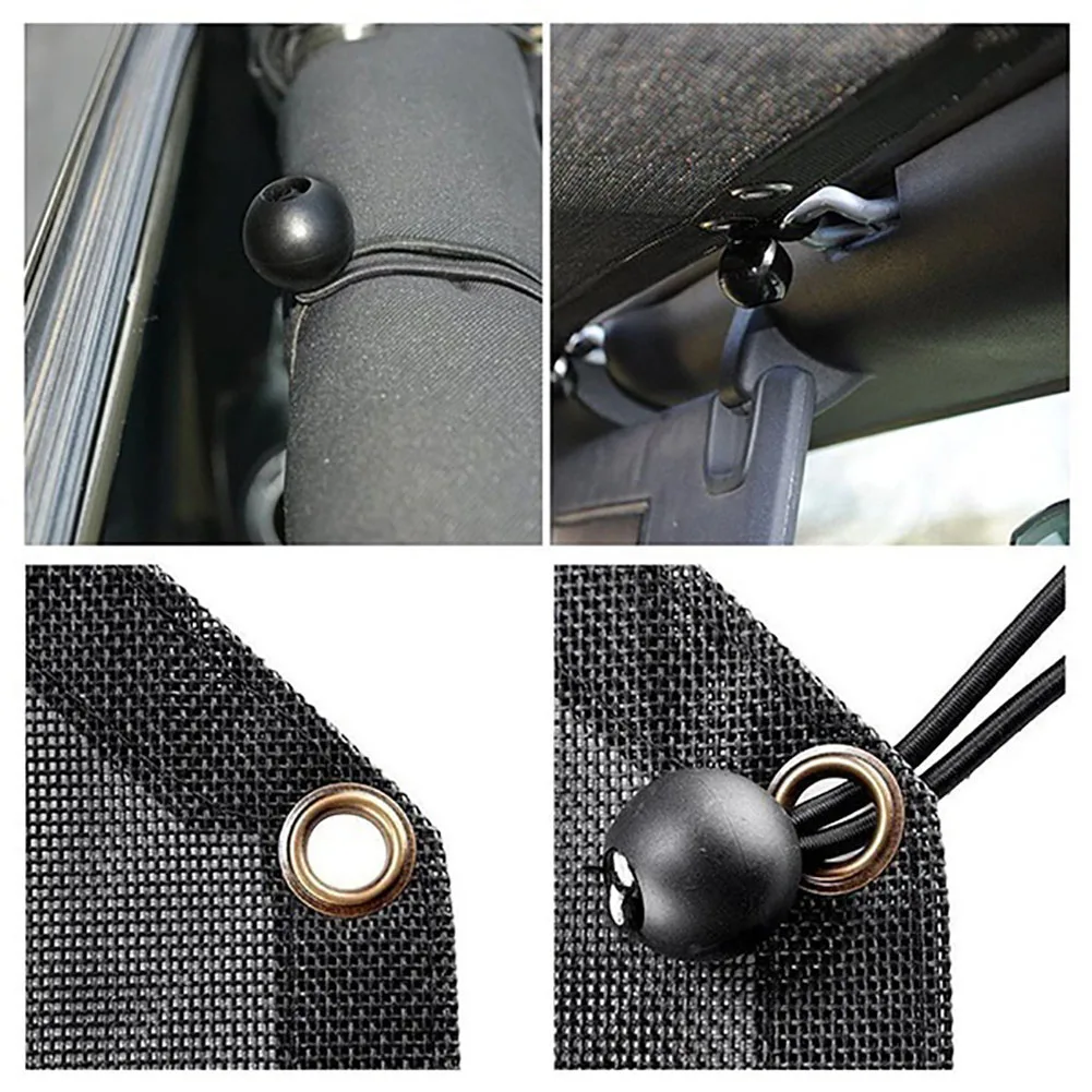 Новая модель 2/4 прочные двери однотонный автомобильный сетчатый солнцезащитный