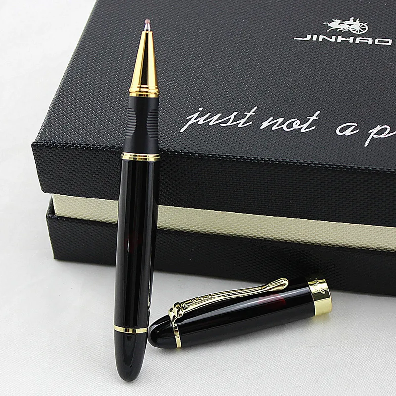 JINHAO X450 Красивая деловая Красная Средняя шариковая ручка, новая офисная деловая школьная Ручка для письма