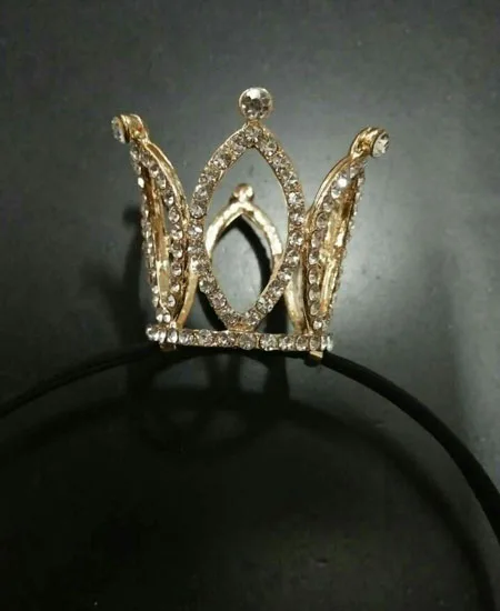 Model7 gold Корона дизайн свадебная тиара со стразами, кристаллами головной повязкой головной убор невесты ювелирные изделия Аксессуары для Для женщин - Окраска металла: Model7 gold