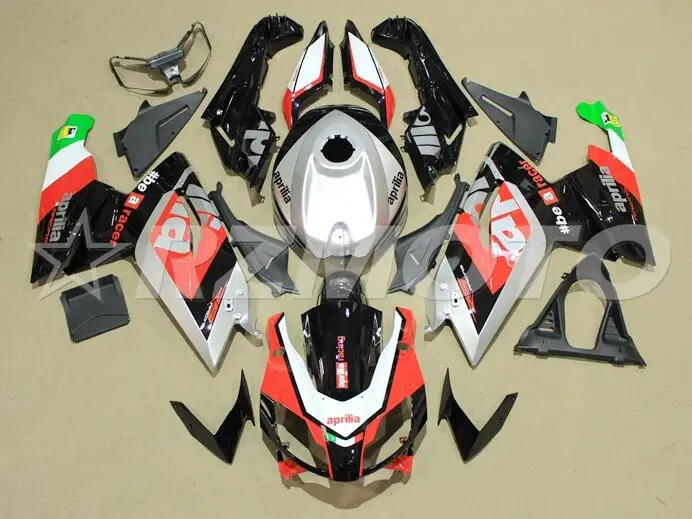 

Injection New ABS Full Fairings kit Fit for Aprilia RS4 50 125 RS125 2006 2007 2008 2009 2010 2011 06 07 08 09 10 11 red silver