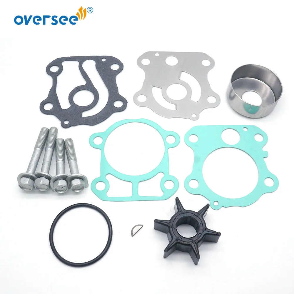 Комплект для ремонта водяного насоса 6H3-W0078 Yamaha подвесной мотор 50/60/70 HP 6H3-W0078-02