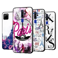 the eiffel tower fashion for oppo a5 a9 a7 a11x a1k a12 a12e a31 a32 a53 a53s a72 a73 a74 a93 a94 silicone phone case