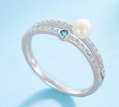 

YTF1361 925 Sterling Silver Ring women's imitation ring zircon women's ring