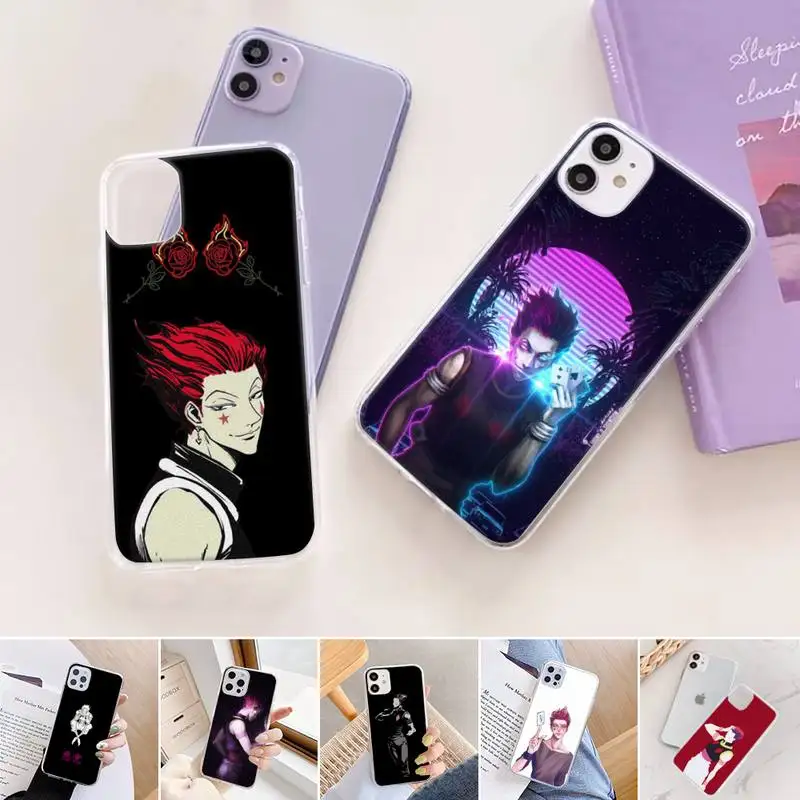 

Hunter x Hunters Hisoka Phone Case For iphone 12 11 mini x xs xr pro max 8 7 6s 6 5 5s 5c se plus Transparent soft