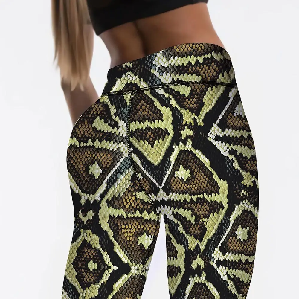 

New Sexy High Waist Fitness Printed Sport Leggings Women Workout Push Up Legging Femme Fashion Bodybuilding Leggins Mujer Pants