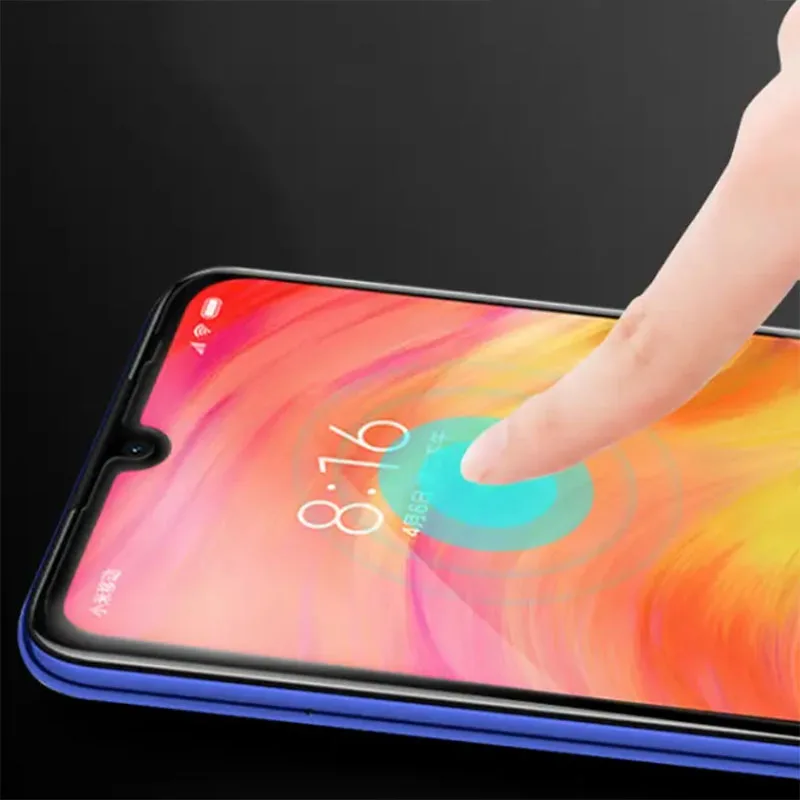 5D полное Клей закаленное стекло для Xiaomi redmi Note 7 pro not7 Защитная пленка экрана