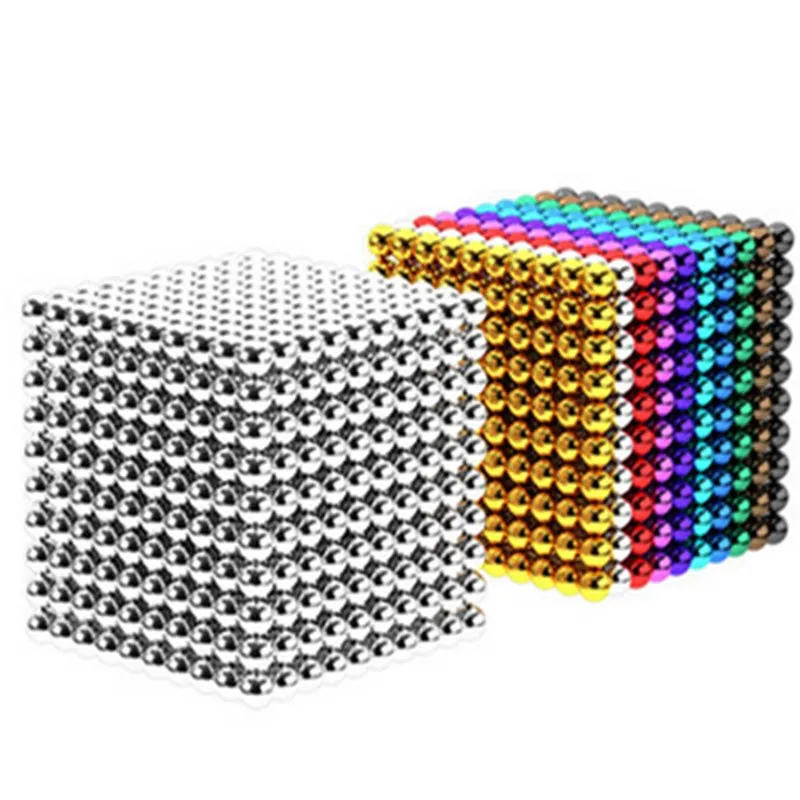 Bolas de cubo m&aacute;gico de Metal, 3/5MM, 512-1000 piezas-2