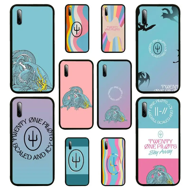 

Scaled And Icy Twenty One Pilots Phone Case For redmi 5 plus 6 7 8 8A 9A note 7 8T 9S pro max Black Soft nax fundas cover