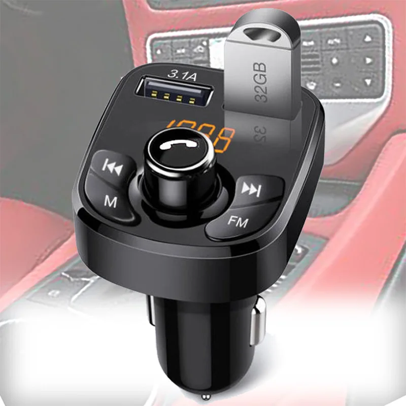 Автомобильный Bluetooth 5 0 аудио плеер TF Micro SD мобильный телефон Dual USB зарядное