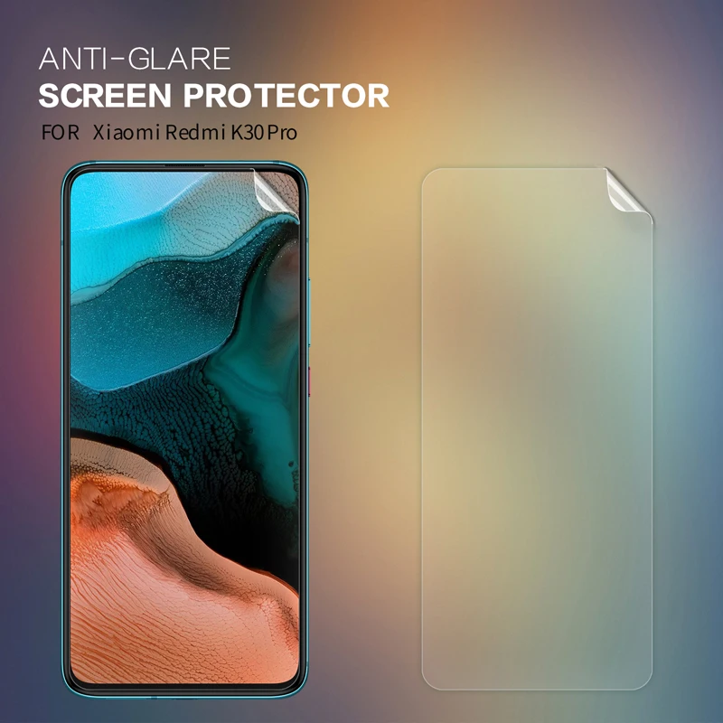 

Антибликовая Защитная пленка NILLKIN для Xiaomi Redmi K30 Pro, матовая защитная пленка с защитой от отпечатков пальцев, мягкая поликарбонатная матовая ...