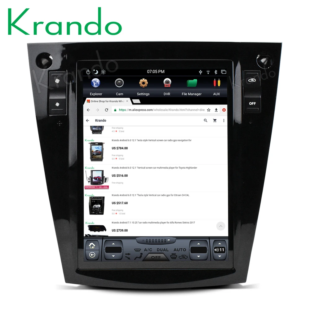 Krando Android 9 0 4G RAM 10 4 &quotTesla вертикальный экран автомобильный аудио плеер GPS для Subaru