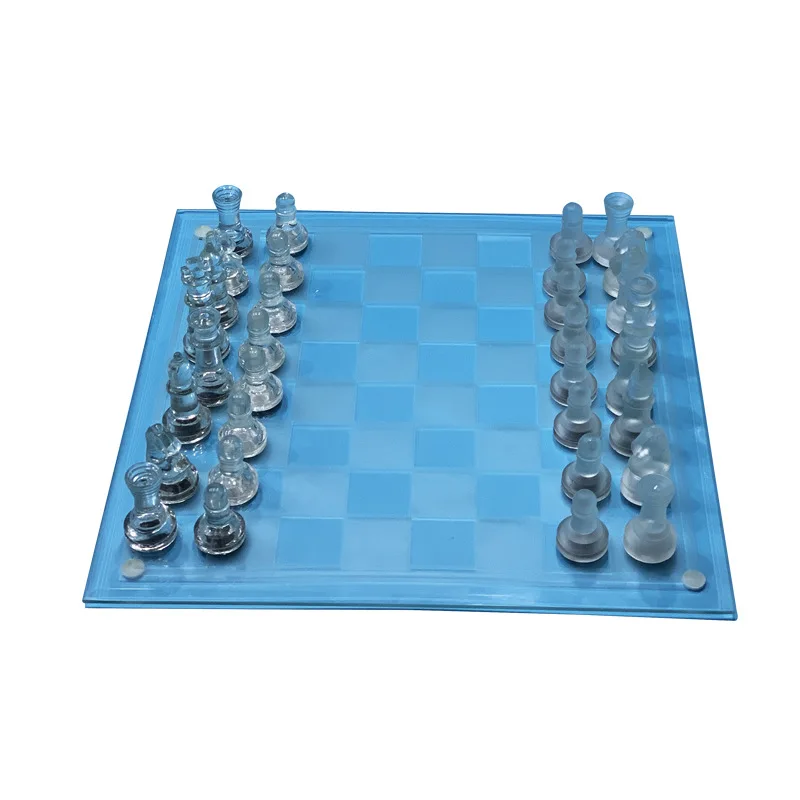 

One parent child interactive leisure board game international crystal chess develops children's intelligent education game
