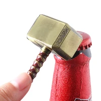1pcs beer bottle openers multifunction hammer of thor shaped beer bottle opener with long handle bottler opener keychain