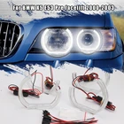 Светодисветодиодный ангельские глазки DTM для BMW X5 E53 Pre Facelift 2000 2001 2002 2003 DRL Halo M4 Стиль светильник комплект аксессуаров