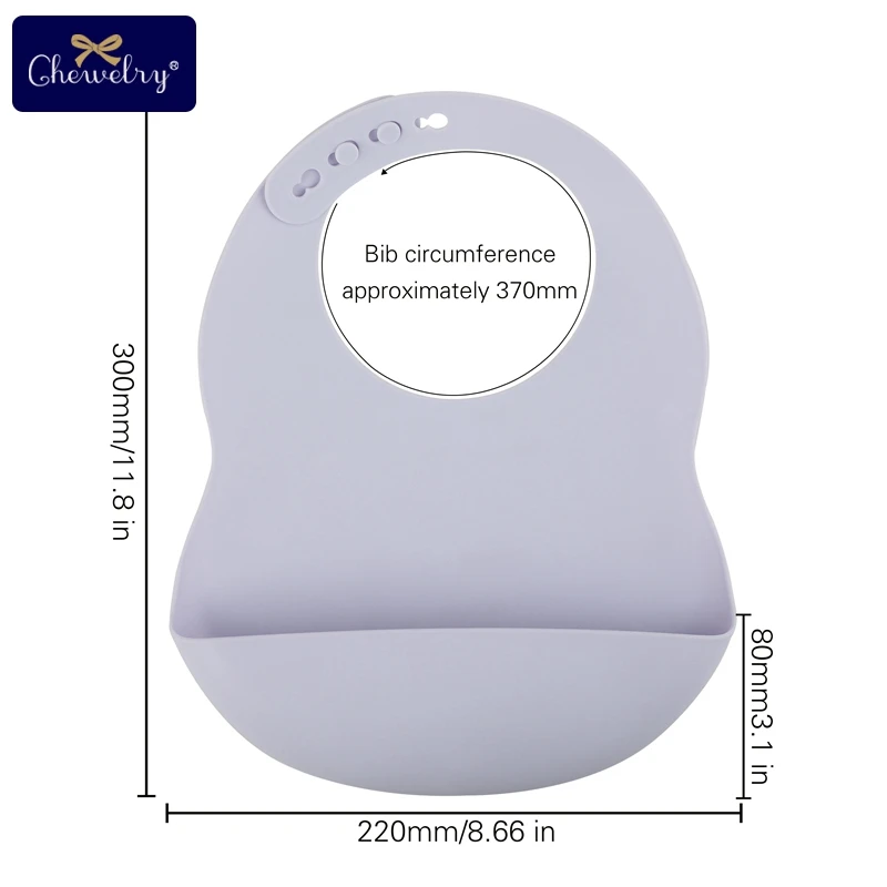 1 шт. сплошной силиконовый нагрудник для новорожденных кормления младенцев