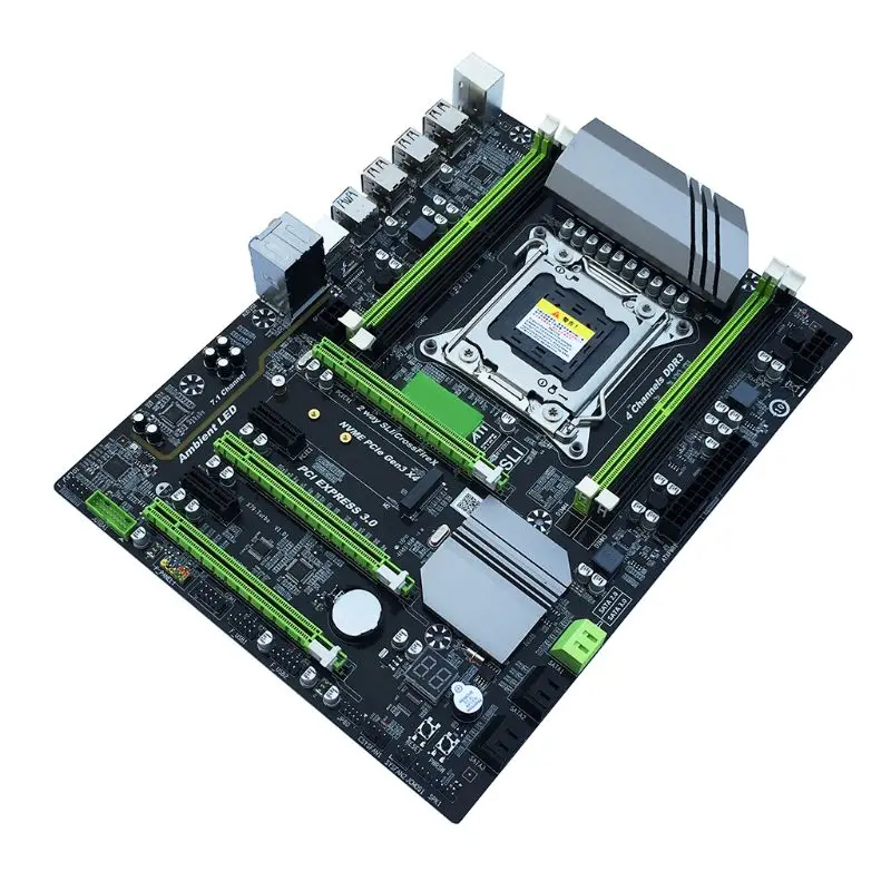 X79T LGA 2011 Процессор материнская плата компьютера DDR3 настольных ПК с 4 канала