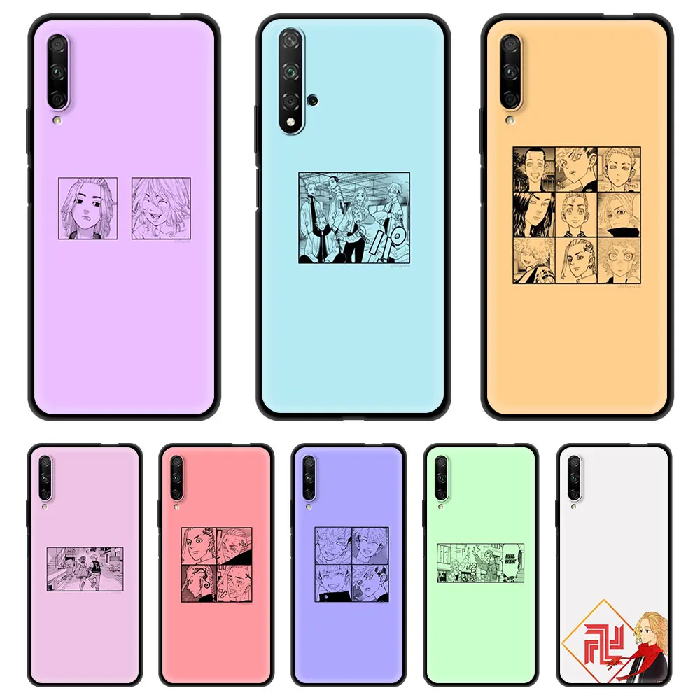 

Silicone Case for Honor 20 30 Pro 30i 20e 20s 10 Lite Play 9A 0C 9X 9S 8X 8S 2020 Back Cover Coque Fundas Japan Tokyo Revengers
