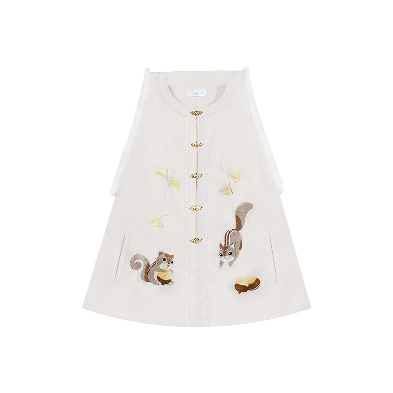 

2021 Novelty Winter Thick Camel Hanfu Set Hanfu Chinese Ancient Traditional Women New Year Costume For Women Stage Performance