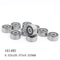 1614 2rs abec 1 10pcs 38x1 18x38 inch miniature ball bearings 9 525x28 575x9 525 mm 1614rs