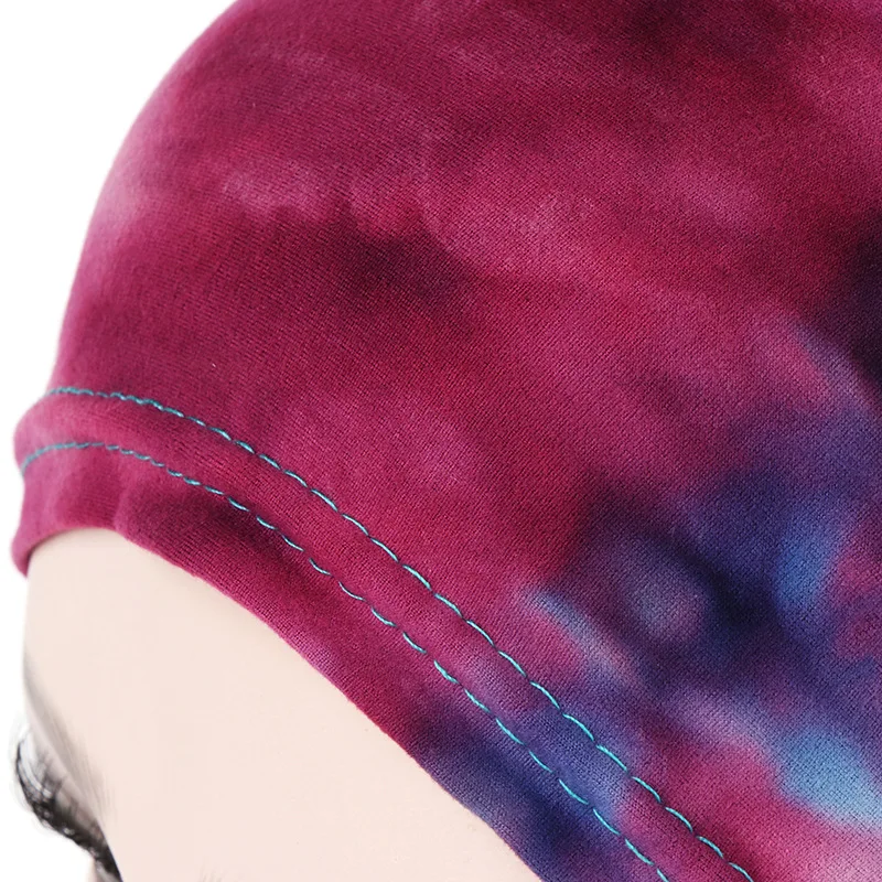 

Fashion printed floral ladies inner hijab turban hat