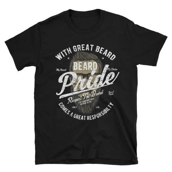 

Beard Pride, No Shave November, Gift for Beard Guys, Father's Day, Gift for Mens Beard T-shirt