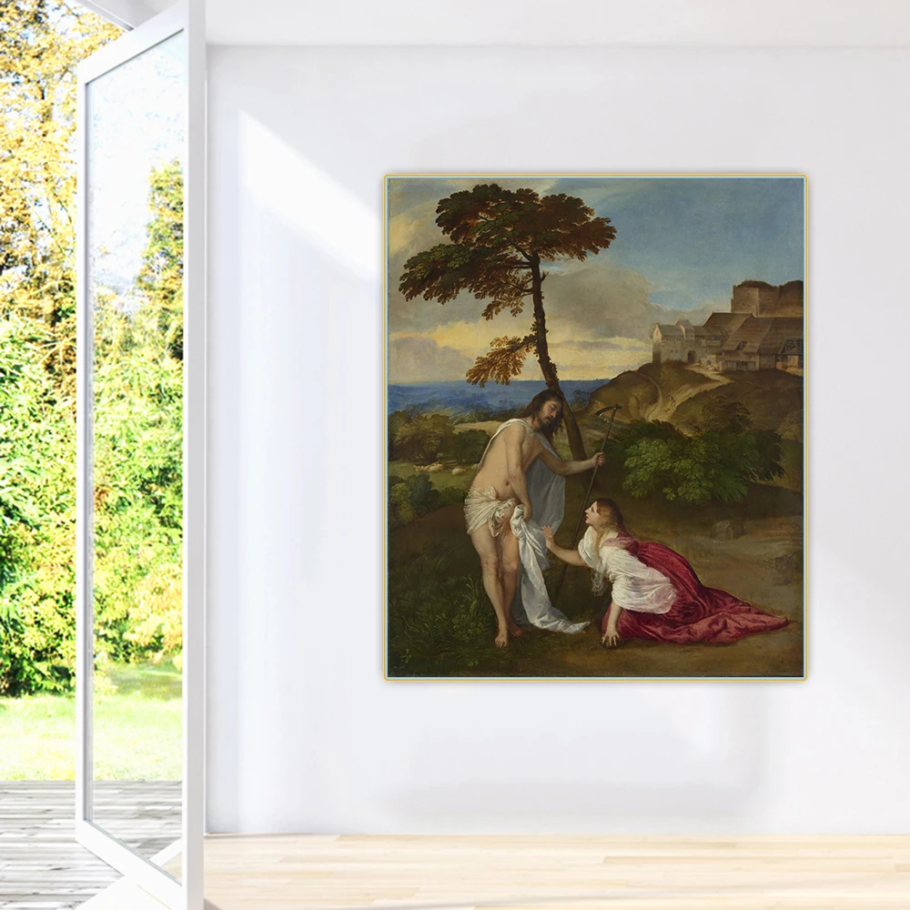 Цитон тизиано векелио Христос и Мария Магдалина (Не трогай меня) картина маслом