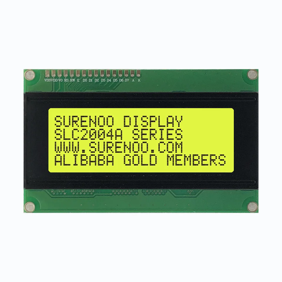 Yellow Color ЖК-дисплей 2USB USB 204 20X4 2004 персональный модуль lcd Экран дисплея Панель справочная информация: подходит ЖК-дисплей Smartie& AIDA64 для DIY(сделай сам - Цвет: Yellow Color