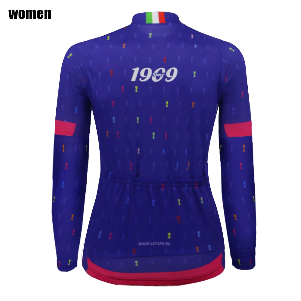 Классическая Женская велосипедная Джерси mercatone UNO зимняя и тонкая одежда с